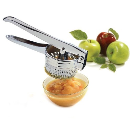Heavy duty steel potato ricer - steel,