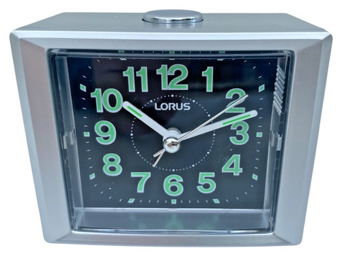 Lorus silver tone bedside - lorus,