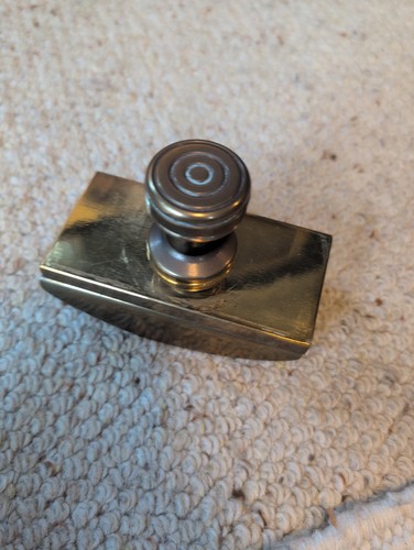Solid brass antique ink - solid,