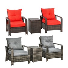 Outsunny 3 Piece PE Rattan