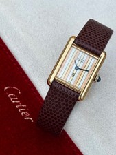 1980's Cartier Tank Must - 18K Vermeil Gold - Trinity Dial - Excellent Condition