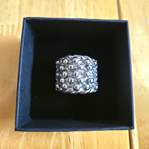 Silver filled keepers ring - filled,