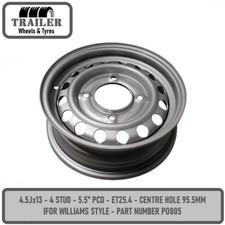 4.5JX13 Trailer 13" Inch Wheel