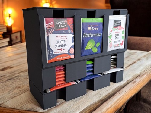 3dprinted tea organizer - 3dprinted,