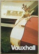 VAUXHALL Range Inc Firenza Car