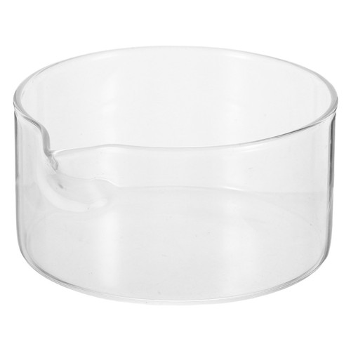 Glass bowl with spout - glass,