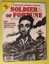 Soldier of Fortune Magazine July 1986  Ruger GP-100 Uganda MIAs VG/F