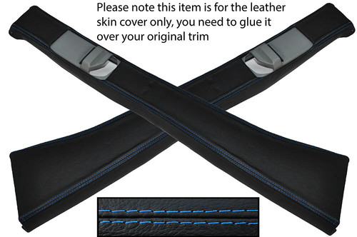 Blue stitch pillar - blue,
