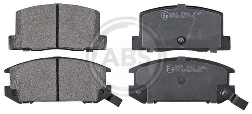 Rear brake pad set s - brake,