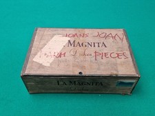 Vintage Dukes La Magnita A Siegel & Sons USA Wooden Cigar Box A/F