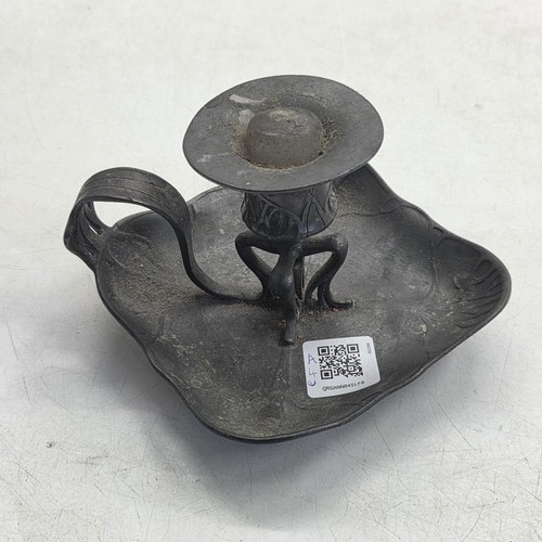 Orivit pewter chamberstick - orivit,