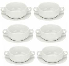 Porcelain Soup Bowls Set x 6