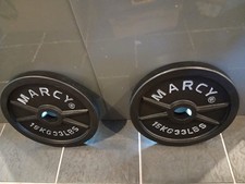 2 x 15kg Marcy Olympic Weight