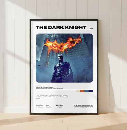 The dark knight poster batman - the,