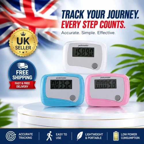 Lcd clip pedometer step - pedometer,