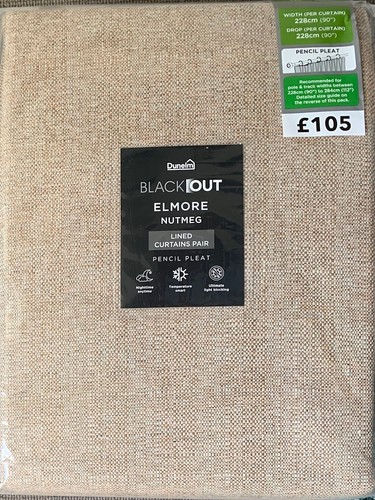 Dunelm elmore nutmeg - elmore,