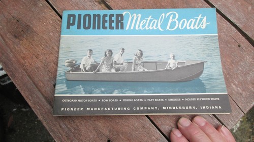 1948 pioneer metal - metal, boats