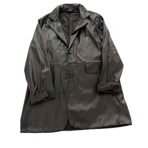 Prettylittlething black faux - prettylittlething,