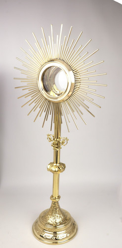 Large brass sunburst - large,
