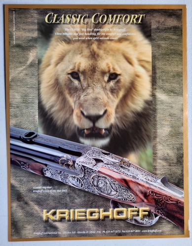Krieghoff gun the year - of, ad