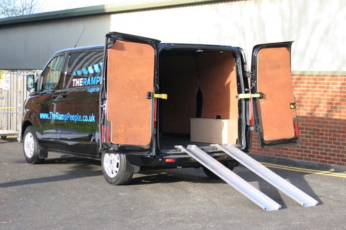 Aluminium van ramps with edges - ramps,