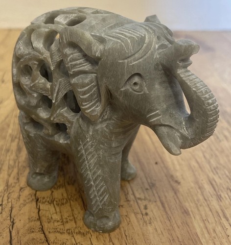 Handcrafted soapstone jali - soapstone,