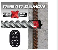 New DIABLO REBAR DEMON SDS Plus 4 Cutter Concrete Bits- Select Size- Free Ship