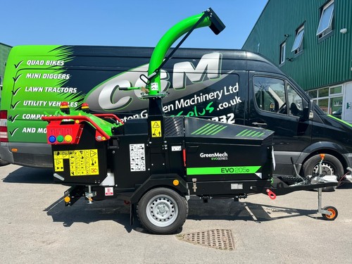 Greenmech towed chipper - greenmech,