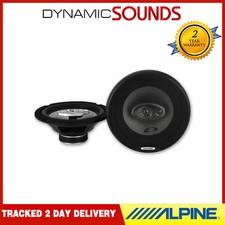 Alpine SXE-2035S 280W 20cm 3-Way Coaxial Car Door Shelf Speakers System 45 RMS