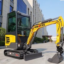 2025 New 1.8 Tons Mini Excavator Digger Hydraulic Thumb Kubota Diesel / Huayee