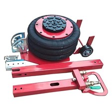 Triple Bag Air Jack 5 Ton 11023lbs Pneumatic Quick Lift Car Van Garage Tool