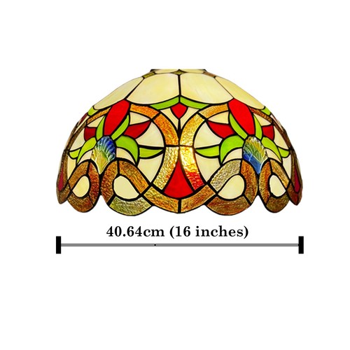 Tiffany style inch stained - inch,