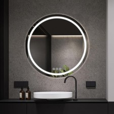 70cm LED Bathroom Mirror Round