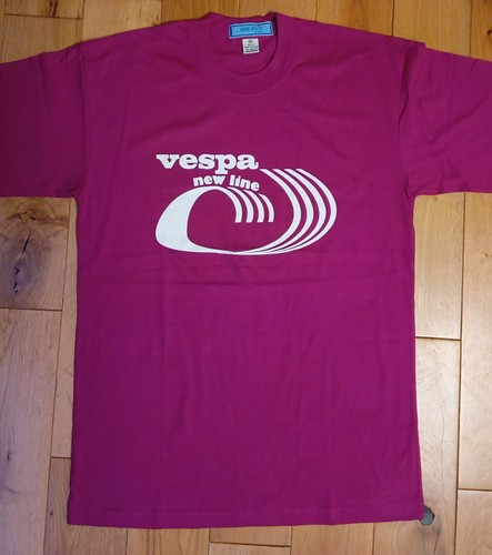 Mens vespa scooter tshirt mod - vespa,