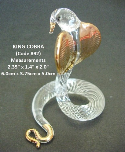 Hand blown glass - blown, snake