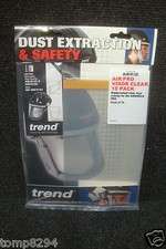 TREND AIR/P/3C AIRSHIELD AIR/PRO CLEAR VISOR OVERLAYS X 10