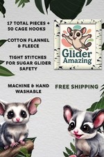 17 pc Sugar Glider Cage Set -