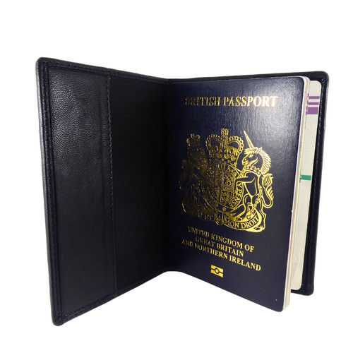 Real leather passport cover - cover,