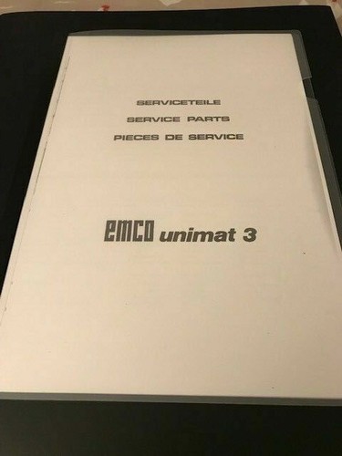 Emco unimat lathe service - emco, 3