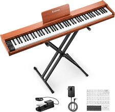Donner DEP-1S Digital Piano Piano 88 Keys + Stand Pedal 128 Tone 100 Rhythm