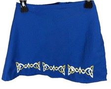 Irish Dance Shop Belfast Blue Celtic Creations Skirt Costume S-M Child