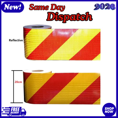 Reflective tape arrow warning - reflective,