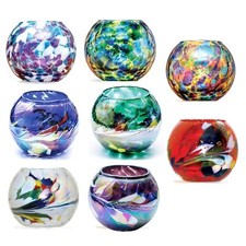 Tea light holder colourful - light,