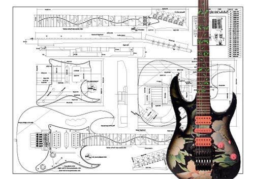 Ibanez jem full - full, scale