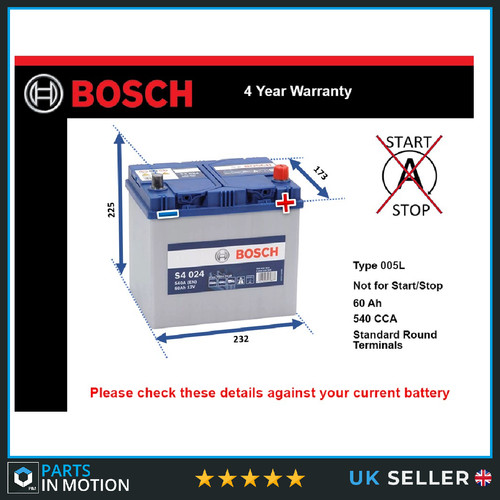 Car battery fits subaru - battery,