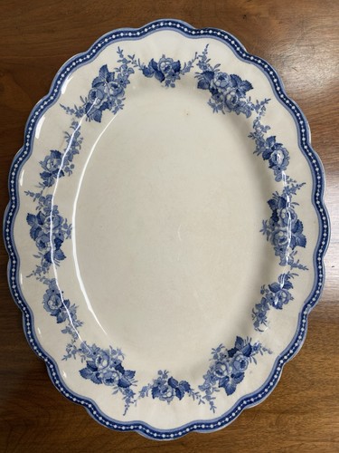 Vintage blue and white - blue, booths