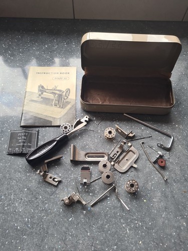 Vintage tin pfaff sewing - vintage,