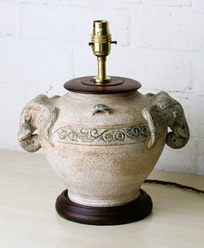 Table lamp vintage heavy - table,