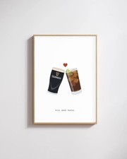 Guinness and Coke His and Hers