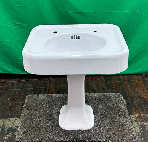 Cast iron pedestal - iron, sink